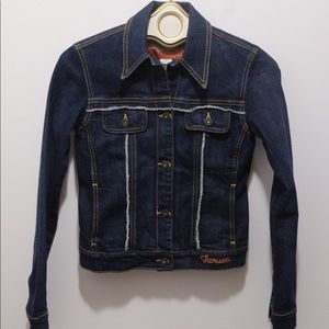 XS FIONUCCI EBROIDERED JEAN JACKET, MADE IN TURKEY